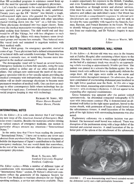First page of article
