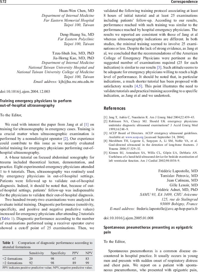 First page of article