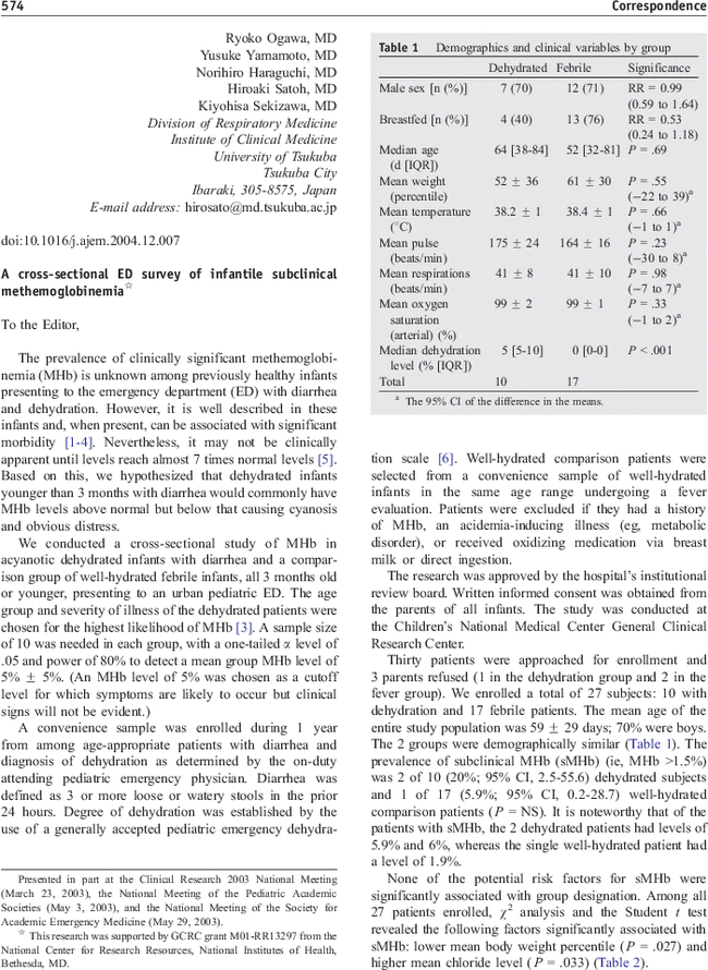 First page of article