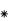 low asterisk